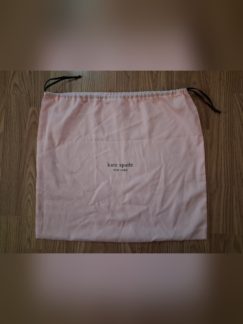 KATE SPADE NEW YORK Drawstring Dust Bag. Pink.